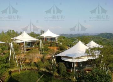 膜結(jié)構(gòu)帳篷酒店有哪些特點(diǎn)優(yōu)勢？