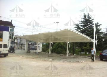 膜結(jié)構(gòu)車棚基礎強度是什么？