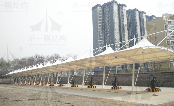 安陽(yáng)公交公司充電樁停車棚